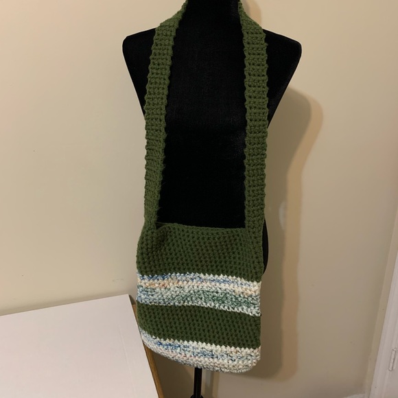 Crossbody Bag Multicolor Handmade Crochet - Picture 4 of 16